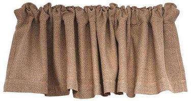 Burlap Valance - The Fox Decor
